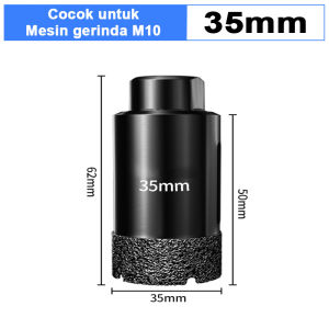 MONAKE Alat Jerman Mata Bor Diamond Holesaw Gerinda M10 wood hole cut Pelubang keramik Kaca Akrilik Granit Marmer