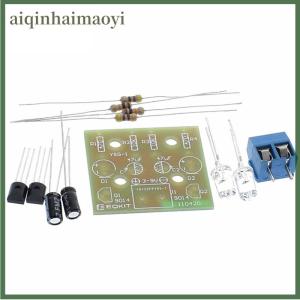 aiqinhaimaoyi DIY Electronic Kit 5MM LED Flashing Light Circuit Simple LED Blinking Flip Flop Suite Welding Practice Parts DC 3-9V