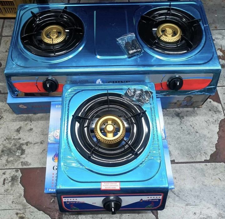 SINGLE BURNER AND DOUBLE BURNER SHINE GASTOVE COD TOP FLAME BRAND