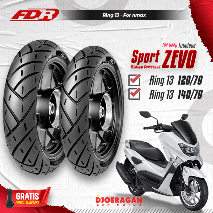 Ban Motor Yamaha Nmax Sepasang Ring 13 FDR SPORT ZEVO Nmax 155 Tubeless ...