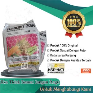 Insektisida/ Nematisida Furadan 3gr Original 2 kg / 1Kg Asli Pembasmi Hama Tanah