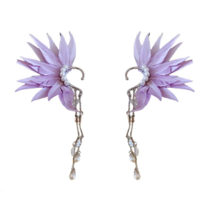 Trendy Sturdy Alloy Tassels Earrings with Rivet Accents Versatile Fashion Accessory for Stylish Every Outfits