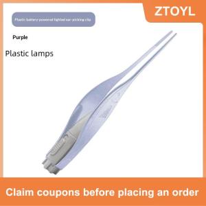 【ZTOYL】 Trẻ em phát sáng tai Scoop hình ảnh earpick Tai Scoop sáng nhíp booger Clip Tai Pick Set
