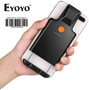 Eyoyo Máy Quét Mã Vạch Bluetooth Kẹp Sau 1D Hoạt Động Với Điện Thoại Đầu Đọc Mã Vạch Di Động Với Chức Năng Bluetooth Tương Thích Với Hệ Thống Android IOS Quét Mã Vạch 1D