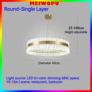 Retail And Wholesale Light Luxury Crystal Chandelier Hamiya Bedroom Restaurant High-end Atmosphere Living Room Main Lamp