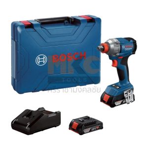 Bosch สว่านไขควงกระแทก ไร้สาย GDX 18V-285 (รวมแบต 2.0Ah + แท่นชาร์จ GAL 18-20 + กล่อง MPP-Case) เซต
