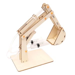 STEM DIY Excavator for Kids Science Engineering Robotics Experiment Set Building Assembly Toy For Children Educational Toys [SG STOCK]