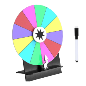 Tabletop Prize Turn Plate Wheel Prize Game Turn Plate Lucky Draws Rotating Wheel for Party Gatherings Carnivals