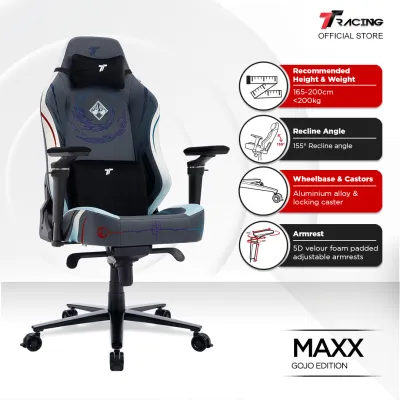 TTRacing Maxx Gojo Jujutsu Kaisen Edition Gaming Chair Office Chair - 2 Years Official Warranty