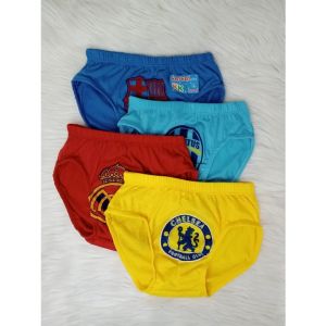 1 LUSIN | Celana Dalam Anak Laki laki KEN-KEN Motif Club Bola / Sempak Dalaman Anak Cowok / CD anak BALITA