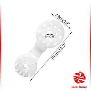 Thaihome ตัวล๊อคแสลนวงกลม 10 ชิ้น ตัวหนีบสแลนแบบพลาสติก ทำหลังคากันแสง Shade Cloth Plastic Clips