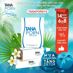 Giảm cân nhanh Tanaporngiảm mỡ bụng thon gọn eo đùi hiệu quả ngay cho cơ địa đặc biệt nhờn( 14 ngày tanaporn 19)