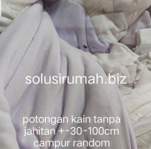 kain lap majun putih katun cotton perca 1 kg kiloan kilo timbangan 1kg