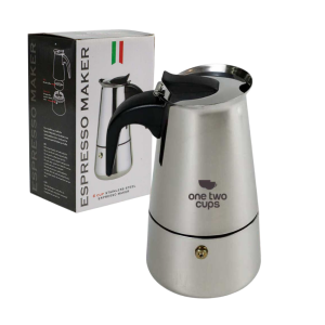 Espresso Coffee Maker Moka Pot Teko 300ml 6 Cup - ONE TWO CUPS