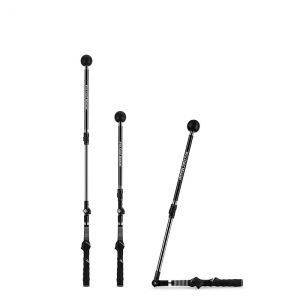 Braun Mall- ครูฝึกอุปกรณ์ฝึกวงสวิงกอล์ฟพับได้แก้ไขแก้ไขผู้ปฏิบัติปรับมุมความยาวได้ผู้เริ่มใช้งานมี HGB023มือซ้ายขวา