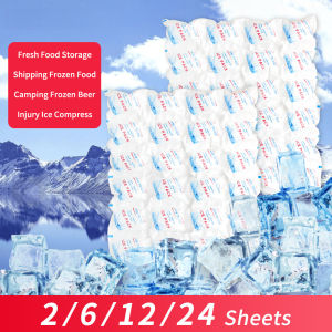 Water free and self-priming aviation ice pack for food preservation refrigeration express delivery