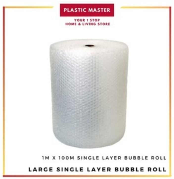 Bubble Wrap 1/0.25/0.33/0.5 *100M Bubble Roll Single Layer Bubble Film
