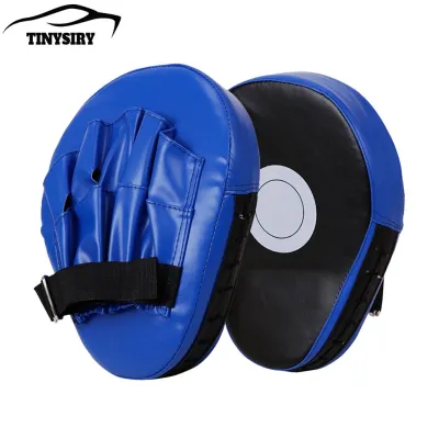 Boxing Training Mitt Punching Target Glove 1 Pair Curved Focus Boxing Mitts Faux Leather Punching Pads for Muay Thai Mma Martial Arts Training Sparring Gloves Hand Target Pads for Men Women