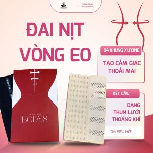 Đai nịt bụng Sbody giảm vòng eo giấu mỡ bụng dễ mặc đồ