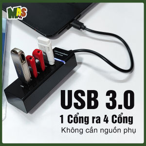 Hub USB 4 Cổng 3.0 Tốc độ cao Bộ chia USB ra nhiều cổng cắm nhiều thiết bị cắm chuột bàn phím usb dữ liệu