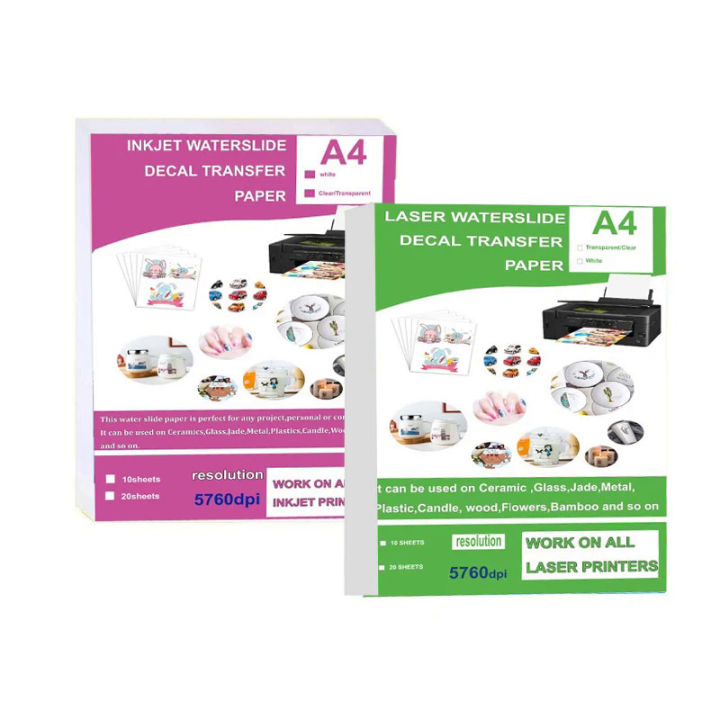 Inkjet - Sunny Waterslide Decal Paper - Clear - A4 - Per Sheet - Foto 10