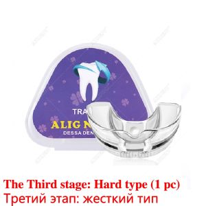 3Pcs/ Set Dental Tooth Orthodontic Appliance Trainer Dental Braces Teeth Trainer For Adults Orthodontic Braces
