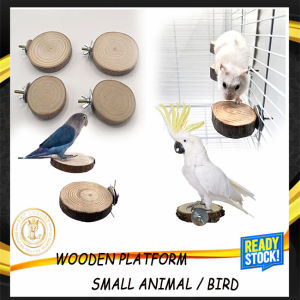 Bird / Small Animal Wood Platform / Small Animal Standing Wood Platform