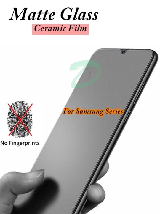 For Samsung Galaxy A12 Full Cover Matte Frosted Screen Protector