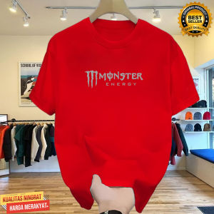Kaos Distro Moster text silver terbaru 100% Premium Quality