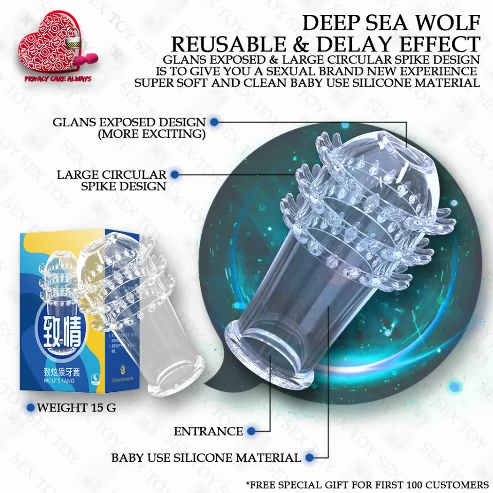 Cool Spike Condom Delay Condom Series Reusable Condom Kondom Tahan Lama  Kondom Berduri Mainan Seks 快感套 情趣用品 | Lazada