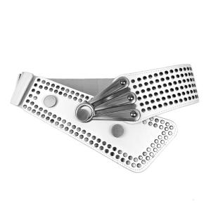 Rivets Studded Stretchy Corset Belt Women Punk Costume Accessories Waist Band Elastic Waist Strap for Everyday Wear