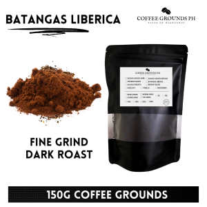 Coffee Grounds PH - (Kapeng Barako) Batangas Liberica 150g Fine Grind Dark Roast Coffee for Espresso Machine
