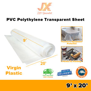 Multipurpose Plastic Sheet 9 X 20 Drop Plastic Protective Sheet Dust Sheet Furniture Cover Waterproof Cushions Cover