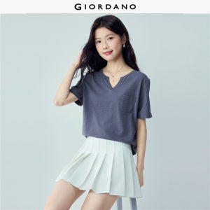 Giordano Beau Monde Women Women T-Shirt - Loose Fit Free Shipping 13326249