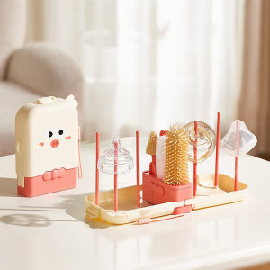 【Sabai_sabai】7 IN 1 แปรงล้างขวด แปรงขวดนม อเนกประสงค์ ชุดพกพาซิลิโคน ปลอด BPA