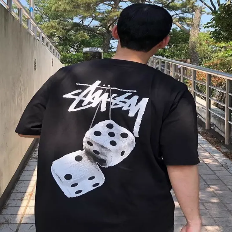 Stussy Roll The Dice Pigment Dyed T-Shirt Authentic American