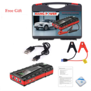 99800mAh Car Jump Starter Powerbank With Air Compressor Tire Pump Portable Car 12V Battery Charger A lighting device
