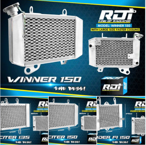 Rdt Radiator KÉT NƯỚC RDT ( THẲNG ) WINNER SONIC 150 / EXCITER EX135 /EX150 / RAIDER ...