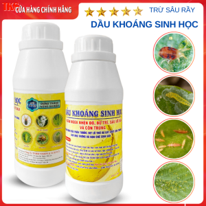 DẦU KHOÁNG SINH hỌC Trừ Nhện đỏ Bọ Trĩ Sâu Vẽ Bùa Và Côn Trùng Gây Hại Cây Trồng - Chai 500ml