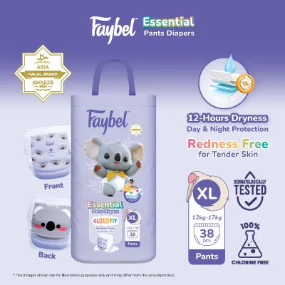 Faybel Essential Baby Diaper Pants All Sizes (single pack)