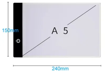 LED Light Pad A3 A4 A5 Light Drawing Table A4 LED Drawing Pad | Engineering Light board Writing | Tracing board | Architecture Light Tracing Pad | LumiA4 LumiA3 LumiA5