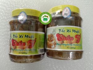 TẮC XÍ MUỘI Chân Ý Long An - thanh mát giải nhiệt hũ 800g
