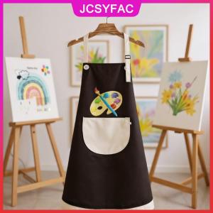 JCSYFAC 1 cái quần áo bảo hộ sơn không tay áo Tạp dề trẻ em trai và bé gái ăn yếm không thấm nước quần áo ngược nghệ thuật