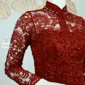 Atasan Kebaya Besan Full Brukat & Payet Sematakaki
