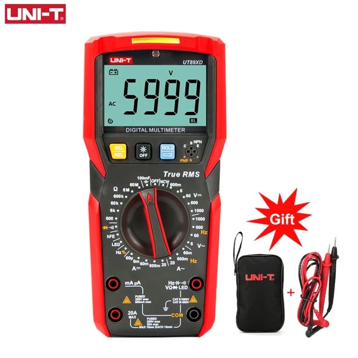 Ut89xd UNI-T UT89X UT89XD Professional Digital Multimeter True RMS NCV 20A ...