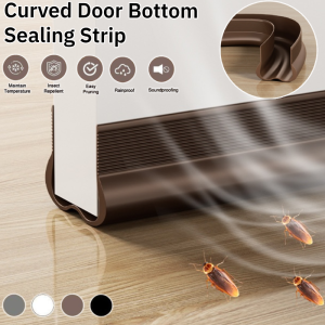 Curved Door Bottom Sealing Strip Door and Window Sound Insulation Seal Strip Door Bottom Windproof Sticker 密封条
