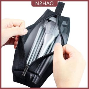 N2HAO Trang Điểm Bàn Chải Du Lịch Trường Hợp Mỹ Phẩm Vệ Sinh Cá Nhân Túi Tổ Chức Cho Nam Giới Phụ Nữ Công Cụ Làm Đẹp Lưới Dopp Kit Pouch Rửa Lưu Trữ Phụ Kiện