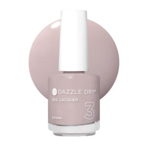 Dazzle Dry Nail Lacquer Step 3 – Broadway Beige (0.5 fl oz) A Cool And Medium Greige With Purple Undertones · Full Coverage · Cream Finish · Quick-Dry