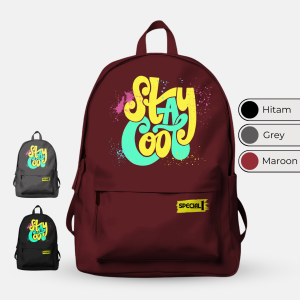 AYM Spesial 1 - Tas Stay Cool Tas Backpack Ransel Sekolah Stylish - Tas Sekolah Smp Sma Kuliah Tas Punggung Ransel Laptop