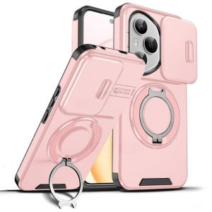 For Honor 400 Pro Lite 5G 4G 2025 Case Shockproof Armor Slide Mag-Casing For Honor400 400Lite 400Pro Honor400Pro Ring Stand Protection Phone Back Cover